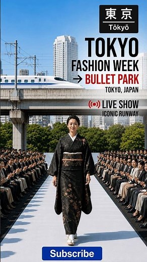 Tokyo Fashion Week 2026 | Bullet Park - Tokyo, Japan | Traditional Ramp Walk | Zinifi