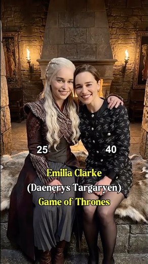 Game of Thrones : main characters cast then and now #gameofthrones
