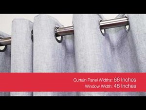 Curtain Buying Guide: Creating Gather with Eyelet Curtains