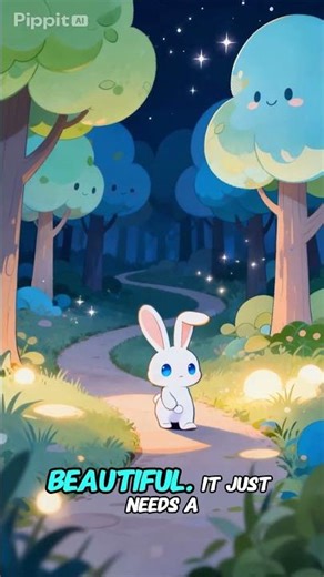 Sami the Bunny and the Shining Forest 🌙✨ | Bedtime Story for Kids | Be Brave & Never Alone