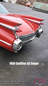 31K views · 1.9K reactions | Seminole Red 1959 Cadillac 62 coupe @ CPR. . #1959cadillac #ClassicCadillac #classiccars #1959 #1950s #tailfins | Cadillac Parts and Restoration | Facebook