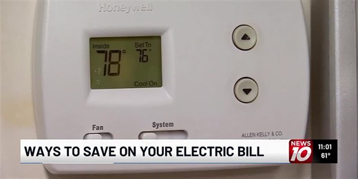 Ways to save on your electric bill as summer approaches