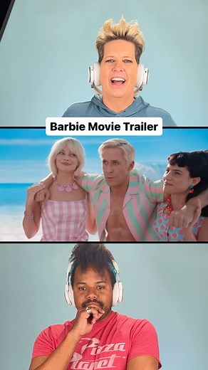 REACT on Instagram: "Who approved this script 😭 #barbie #barbiemovie #reaction #moviescenes"