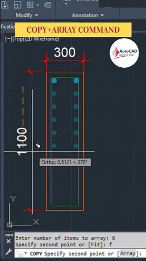 Use COPY and ARRAY command like a Pro in AutoCAD!