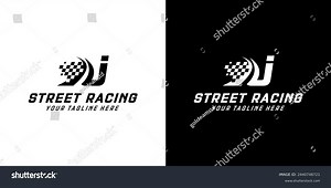 Letter J Racing Flag Icon On Stock Vector (Royalty Free) 2440746721 | Shutterstock