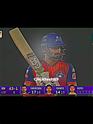 Sahibzada Farhan's Impressive Batting Performance in BPL