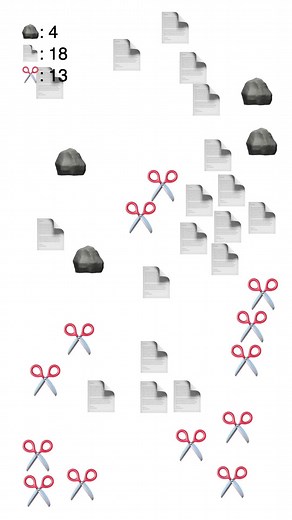 Rock Paper Scissors Battle Simulation for ASMR Lovers