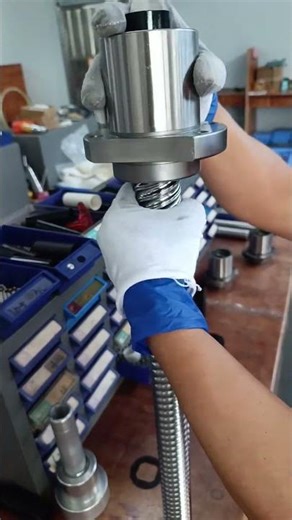 Multi start screw nut #industrial #automobile #cncmill