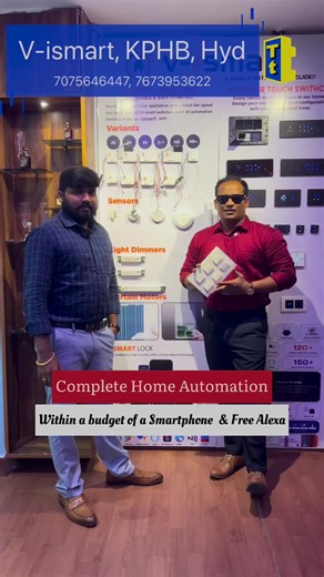 163K views · 1.7K reactions | Complete home automation at a price of Smartphone! Flat No. 104, Padmaja Rajals Enclave, Beside KS Bakers, Bhagyanagar Colony, Beside KPHB Bus Stop, Kukatpally, Hyderabad, Telangana - 500 072. #kphb #hyderabad #watermotor #owners #tenants #teluguteatalks #kusumganji #home #automation #smartswitches | telugu_tea_talks | Facebook
