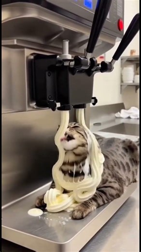 Lactose intolerance moves quickly#cute #cat #funnycatvideo
