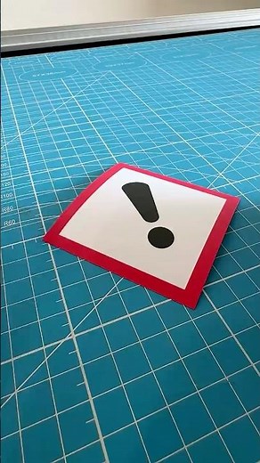 GHS Exclamation Mark Chemical Hazard Warning Sign Sticker Malaysia Premium Waterproof Sticker