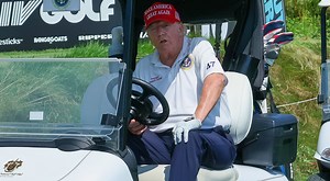 President Donald Trump's Surprising "Official" Golf Handicap Is Going Viral