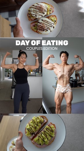Lee Lem on Instagram: "Full day of eating (COUPLES EDITION) - Learn how to cut and lean bulk PROPERLY 🔗 Link in bio Support me by using my discount code “LEE”! 🙌🏼 @musclenation - #doe #dayofeating #caloriedeficit #fitness #fatloss"