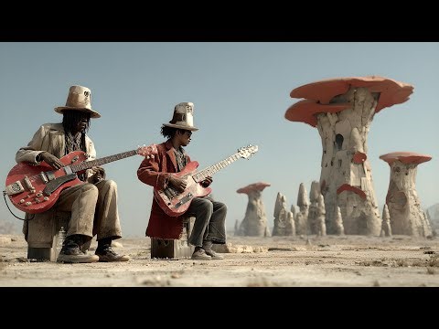 Ultimate Progressive Classic Rock Vibes | Melancholic Guitar Duo in an Alien Landscape