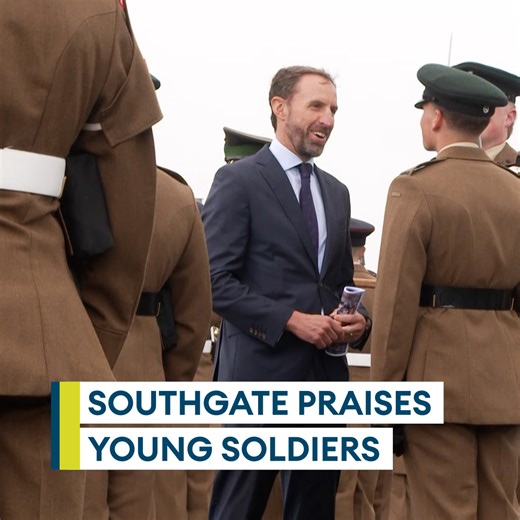 20K views · 245 reactions | "Learned about their own resilience and what they're capable of in life"️ The largest passing out parade the British Army has seen in a generation took place at the Army Foundation College in Harrogate. It was led by the head of the Army, General Sir Roly Walker, and even attracted the attention of former England manager, Sir Gareth Southgate. | Forces News | Facebook