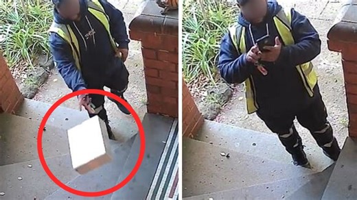 ‘Yikes’: Delivery driver’s careless act divides
