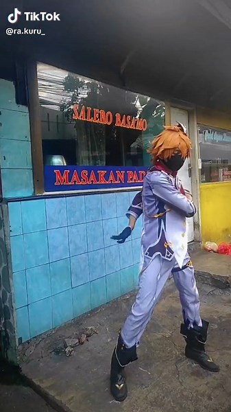 Tartaglia Cosplay Dance - Goyang Nasi Padang Challenge