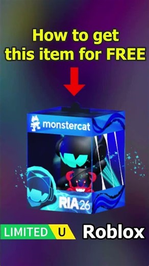 FREE ITEMS LIMITED - HOW TO GET Monstercat RIA 26 Vinyl Figure in The Block #roblox #freeugc #ugc