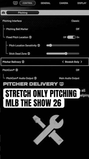 Stretch ONLY Pitching Setting In MLB The Show 26