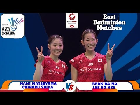 Nami Matsuyama/Chiharu Shida vs Baek Ha-na/Lee So-hee | Women's Doubles| Li Ning China Masters 2023