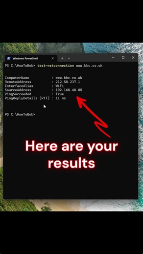 How to use Test-NetConnection in PowerShell #powershell #windows #commandline #ping #network
