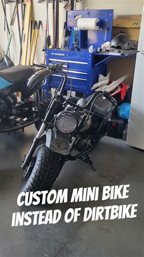 custom harley mini bike