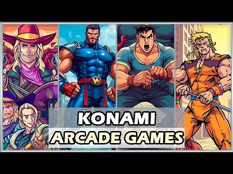 TOP 40 ICONIC KONAMI ARCADE GAMES