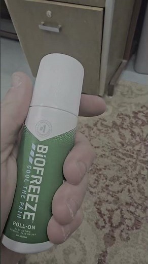 My knees are doing the cha cha thanks to biofreeze