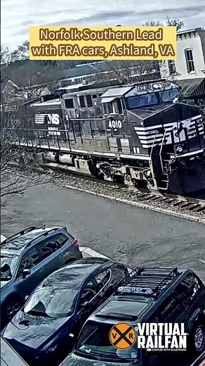 Norfolk Southern Lead with FRA Cars! Ashland, VA