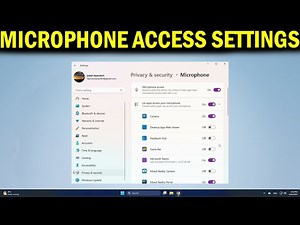 How To Enable or Disable Microphone Access in Windows 11