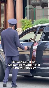 563K views · 938 reactions | Billionaire Jet Set Madame arriving Hotel Paris with puppy #monaco #luxury #trending #lifestyle #fyp | Million Dollar | Facebook