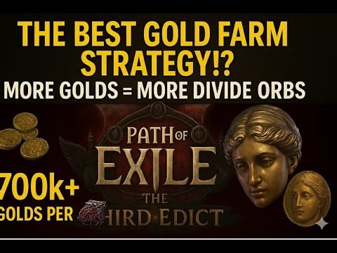 [POE2] The Best Gold Farm Strategy !? in 0.3.1 | Infinite Castaway? | Full Guide
