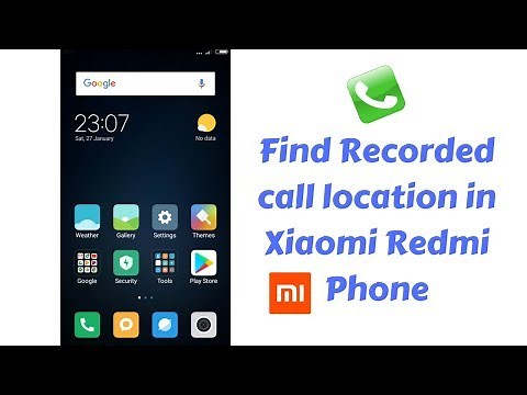 How to know, where is the recording call saved in Xiaomi (Redmi 3/4/5, Redmi Note 3/4/5)