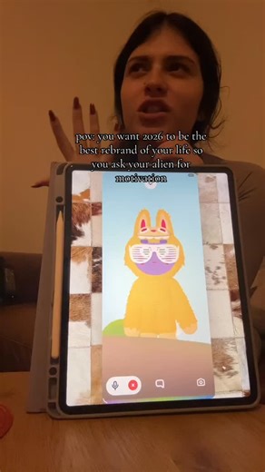 Maria on Instagram: "my alien bestie getting me through this rebrand #fyp #tolan #aibestie #rebrand #glowup"