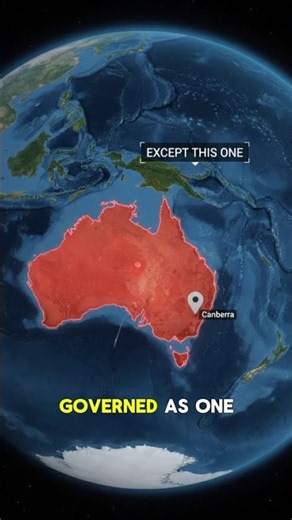 The Only Country That's Also An ENTIRE Continent 🇦🇺🌏#geography #maps