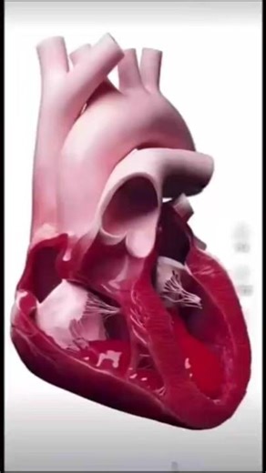 Inside the Human Heart ❤️ | 3D Human Body Animation #shorts