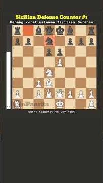 Quick win against Sicilian Defense #1 #chess #chessgame #shorts #fyp #shortvideo