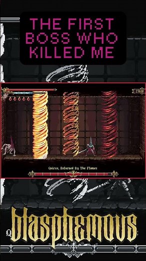 Blasphemous the first boss who killed me #gaming #games