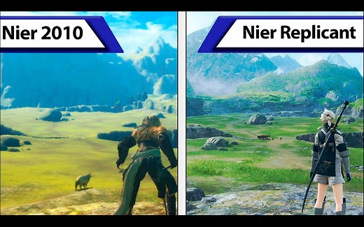 【4K60帧】尼尔：伪装者 | 原版 vs 重制版 | 画质详细对比最终版