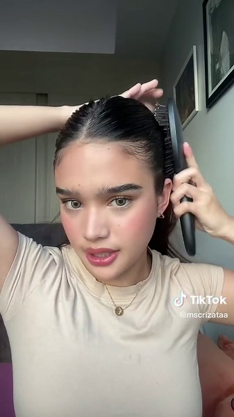 Clean Bun Tutorial for School | Hair Brush with Boar Bristle | Hair Bun Hairstyle Tutorial