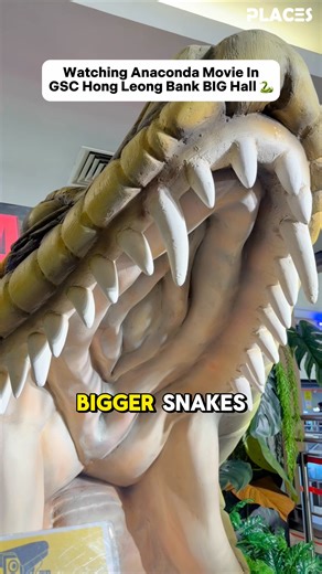 Return to the Amazon with Anaconda 2025 at GSC Hong Leong Bank BIG Hall! 🐍🎥 . 📍 Located at GSC 1 Utama, the top-tier cinema hall boasts Dolby Atmos surround sound system that immerse you in the movie, 🔉 hearing every single detail, and 4K projectors that displays crystal clear visuals with vivid colours! 🎞️✨ Including 173 recliners seats that you can relax on, while ordering your favourite snacks with just a scan of a QR Code! 🤳💺 . Immerse yourself in the world of Anaconda 2025 at GSC Hon