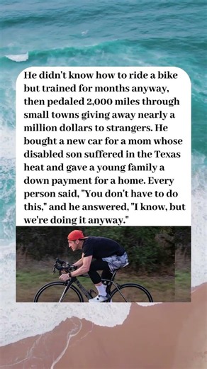 CEO BIKED FROM MEXICO TO CANADA HANDING OUT CASH TO STRANGERS IN NEED 🚴💰