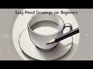 How to Draw a Tea Cup Step by Step | Easy Pencil Drawings for Beginners | Simple Drawing Tutorial