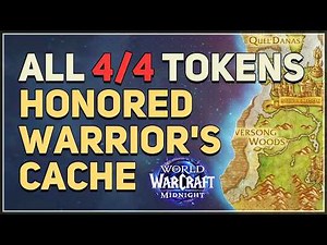 All 4 Tokens Honored Warrior's Cache Puzzle WoW