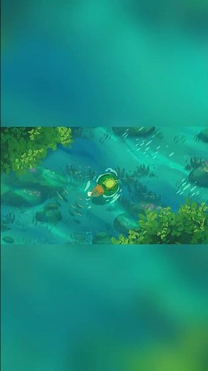 🌊 Lazy River Frog Vibes | Relaxing 4K Animated Wallpaper #4k #abitoads #frog #4kwallpaper #shorts