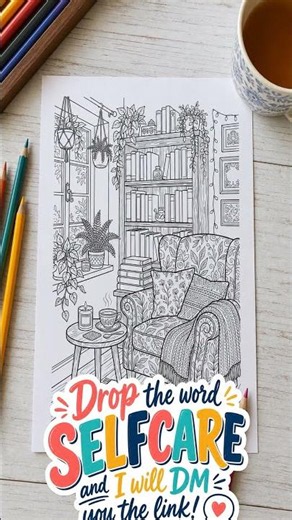 10 Free Self-Care Colouring Pages | Printable