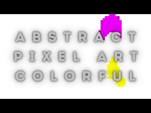 🎨 Abstract Pixel Art Colorful Animation | Retro Aesthetic Loop in 4K