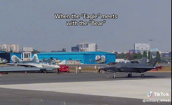 Su-57 vs F-35: Historic Encounter in India