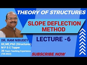 Slope Deflection Method Example - Structural Analysis MPSC GATE ESE ISSC-JE PSC