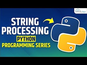 Python String - What is String Processing for Beginners